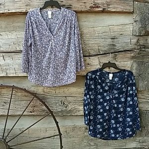 NWOT set of 2 womens H&M tops size large